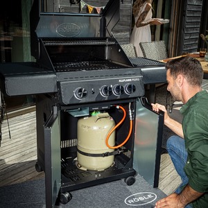 Plynový gril ROSLE ALLFLAME Peer 3 - gril ideální pro rodinné použití