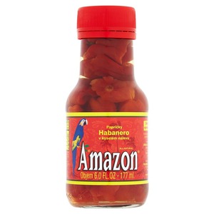 Amazon Papričky Habanero v kyselém nálevu 177ml