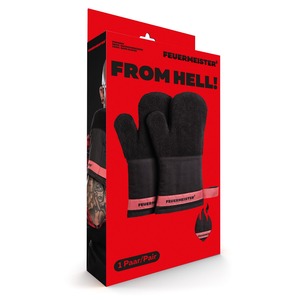 Kuchyňské rukavice BBQ Premium (pár) - atraktivní dárkové balení rukavic je přidanou hodnotou