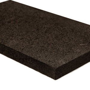 Designová závěsná krbová kamna Rocal D-8 - detail vermekulitu v černé barvě 