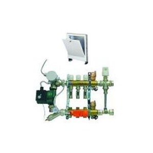 Ivar - DUAL-MIX - sestava pro kombinaci podlahového vytápění s radiátorovým, včetně skříňky CI 557 CS/4