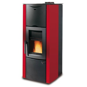 Extraflame LUCREZIA Idro Steel - barva bordo