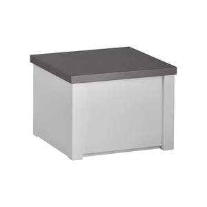 Skříňka pod keramický gril Grandpro EXCLUSIVE Kamado 1 bez zásuvky White - rozšiřující segment pro umístění oblíbeného keramického grilu