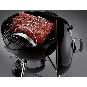 WEBER Gril na dřevěné uhlí Weber ONE-TOUCH PREMIUM 67 cm černý