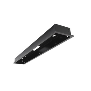 Box pro vestavnou stropní instalaci zářiče HEATSTRIP Design 2400 THD - celočerný modul pro dokonalé splynutí tepelného zářiče se stropem