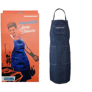 Kuchyňská zástěra Premium denim - elegantní a stylový doplněk každé kuchařky v jeansovém provedení