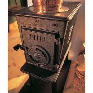 Litinová krbová kamna Jotul F 602 CB modročerný smalt s prosklenými dvířky