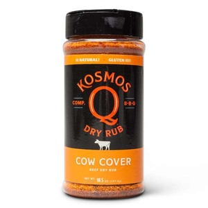 Barbeque koření Kosmo´s Q Cow Cover Rub (297g) - nejlepší BBQ koření na steaky, burgery, fajitas a hrudí