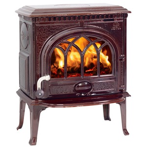 JOTUL Litinová krbová kamna Jotul F 3 TD hnědá majolika