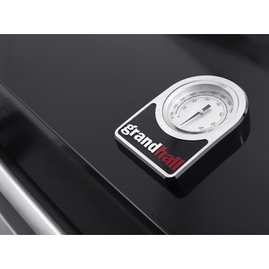 Vestavný plynový gril GrandHall MAXIM G4 - detail teploměru ve víku