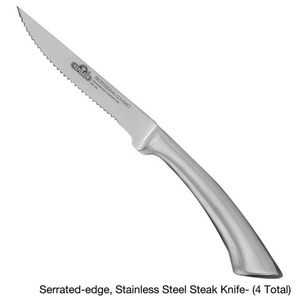 Sada steakových nožů NAPOLEON nerez - steakový nůž se zubatým ostřím