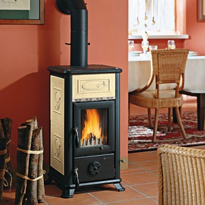 Kamna Nordica DORELLA L8 - kachle pergamena