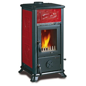 Kamna Nordica DORELLA L8 - kachle bordo