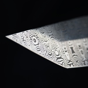 Nůž šéfkuchaře Nakiri/Tanto 145 mm Dellinger Rosette RWL34 Powder Mammut Collect Nr.5 - kuchařský nůž pro opravdové fajnšmekry