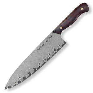 Sada kuchařských nožů Dellinger KITA North Damascus 2+1 prkénko zdarma - 2-dílná sada nožů s masivní rukojetí - šéfkuchařský nůž KITA 