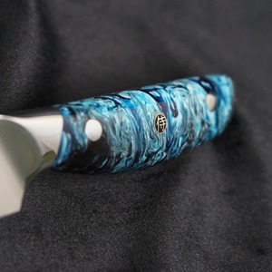 Sada kuchařských nožů Dellinger RESIN FUTURE Blue 2+1 zdarma - univerzální nůž Dellinger Resin Utility 