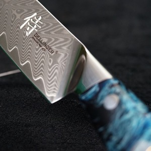 Sada kuchařských nožů Dellinger RESIN FUTURE Blue 2+1 zdarma - univerzální nůž Dellinger Resin Utility 