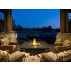 Designový terasový stůl s plamenem Napoleon Patio Flame MADRID obdélníkový 