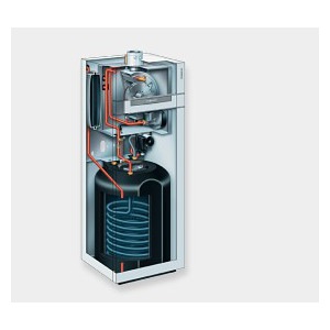 Viessmann Plynový kondenzační kotel s nabíjeným zásobníkem Viessmann VITODENS 333-F 5,2-26 kW pro ekvitermně řízený provoz