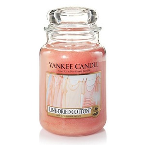 Vonná svíce Yankee Candle LINE DRIED COTTON Classic velký 