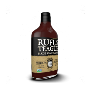 Grilovací omáčka Rufus Teague Whiskey Maple BBQ omáčka (454g) - sladší omáčka s kapkou alkoholu