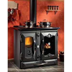Nordica Teplovodní celolitinový sporák Nordica Termosuprema Compact nero