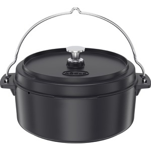 Litinový kotík Rosle Dutch Oven Vario (30 cm) - litinový hrnec pro různé typy přípravy pokrmů