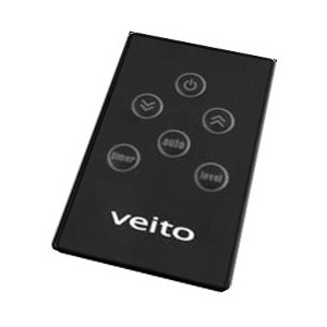 Elektrický karbonový zářič VEITO BLADE S 2500 BLACK - elegantní infrazářič s dálkovým ovládáním