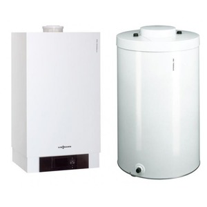 Viessmann VITODENS 200-W 19 kW + Vitocell 100-W 120 litrů pro provoz s konstantní teplotou