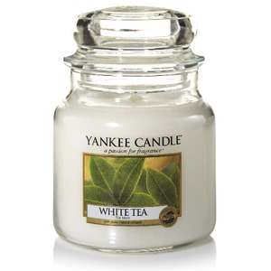 Vonná svíčka Yankee Candle WHITE TEA Classic střední 