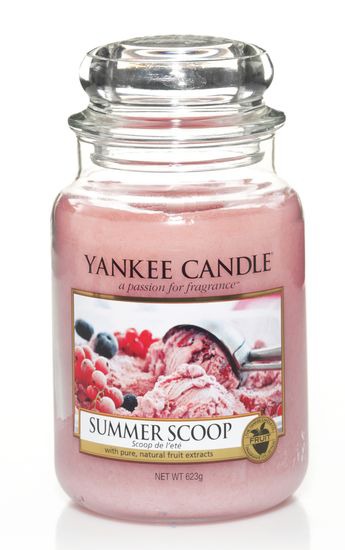 Yankee Candle Summer Scoop - Kopeček letní zmrzliny vonné kolíčky do auta  29 g x 4 kusy
